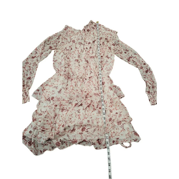 Minkpink Melanie Floral Chiffon Ruffle Dress Size XL - Picture 11 of 12